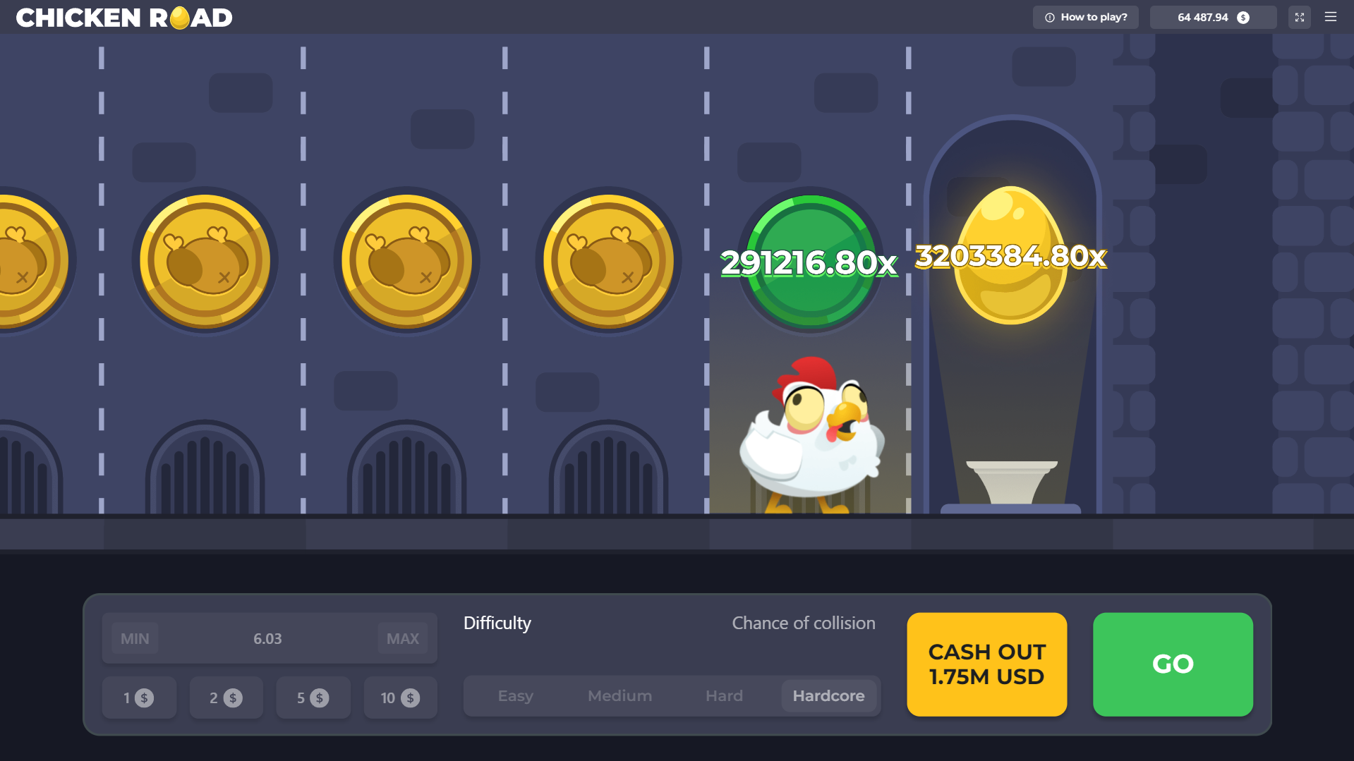 Juego Chicken Road Casino en móvil y escritorio